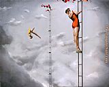 2011 Two High Divers painting